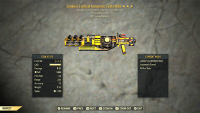 Unbreakable Junkie 25/90 Tesla Rifle