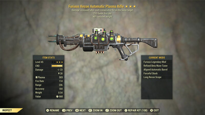 Furious 25/90 Plasma Rifle