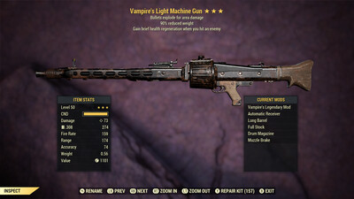 Vampire Explosive 90 Light Machine Gun