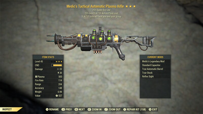 Medic 25/25 Plasma Rifle