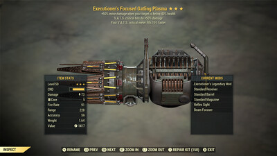 Executioners 50/15 Gatling Plasma