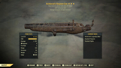 Aristocrat 25/15 Harpoon Gun