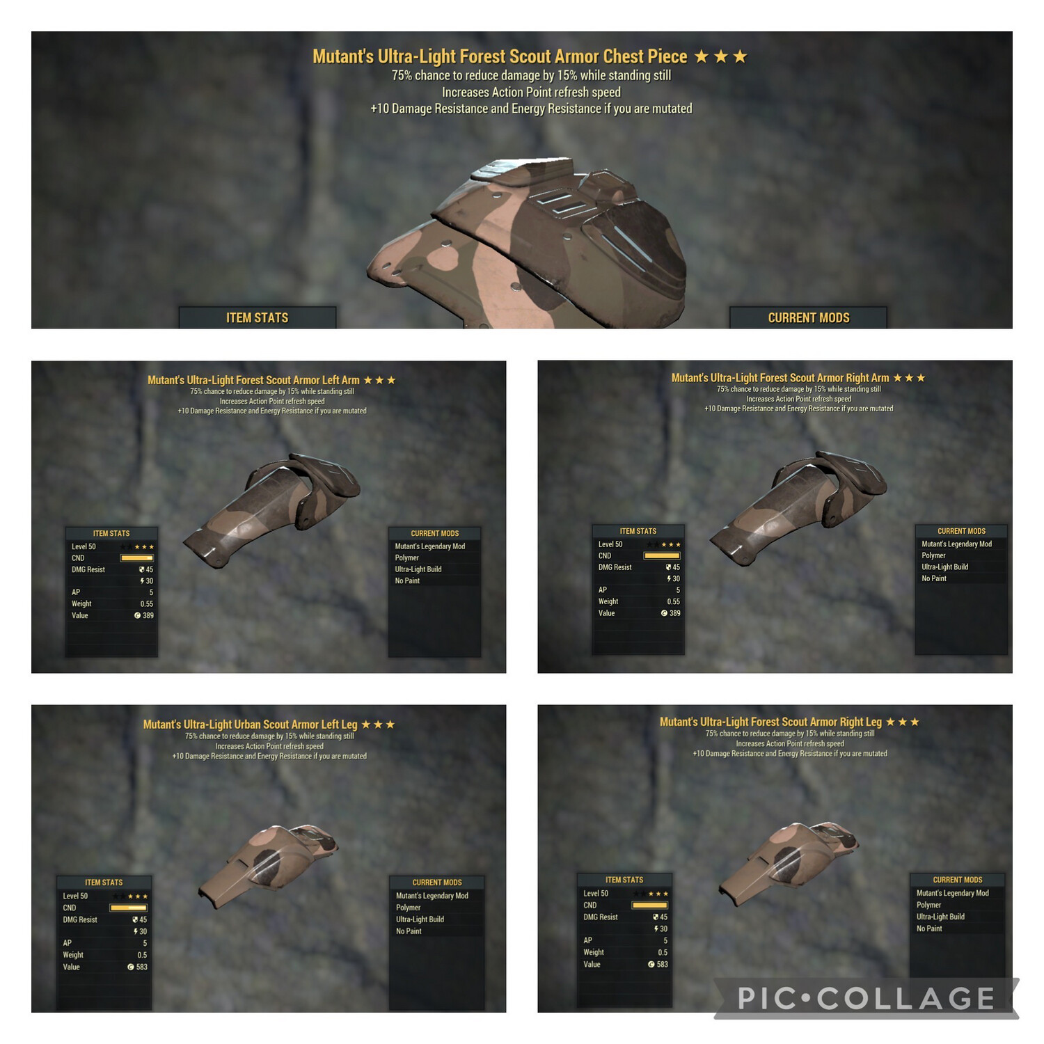 Mutants AP Refresh Sentinel Scout Complete Set
