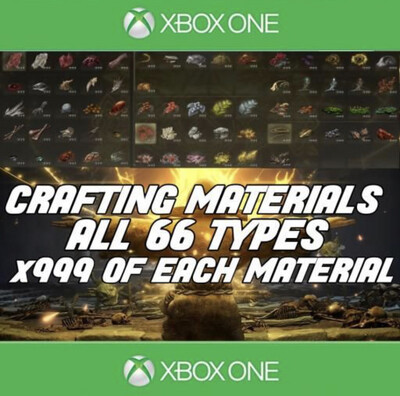 999 Of All Crafting Materials In The Game
