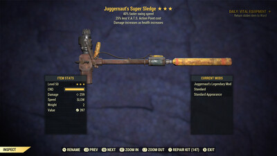 Juggernaut SS/25 Super Sledge