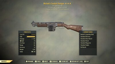 Mutant 25/25 Combat Shotgun