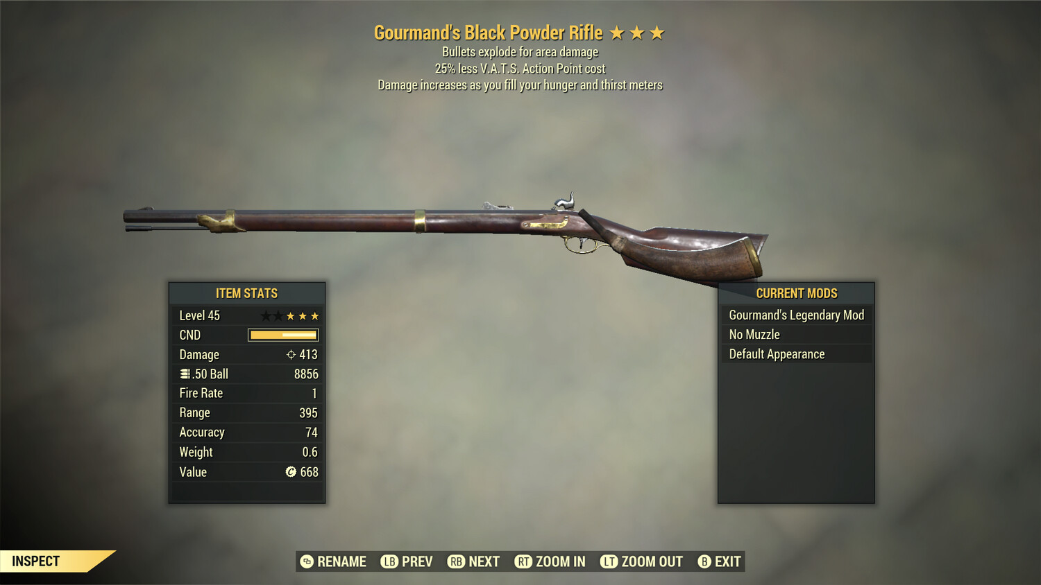 Gourmand Explosive 25 Black Powder Rifle