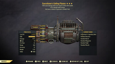 Executioners 25/Stealth Gatling Plasma