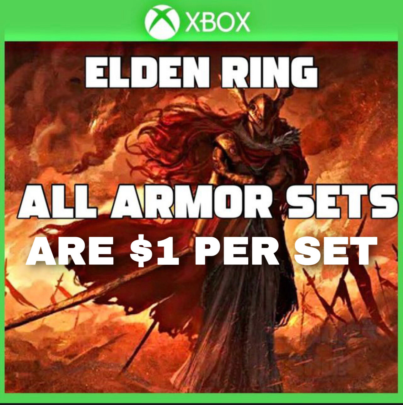 Any One Armor Set In The Game For $1.50 Each