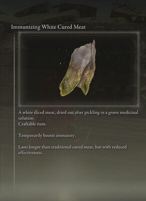 Immunizing White Cured Meat X10