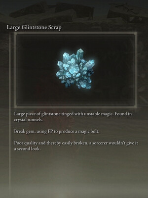 Large Glintstone Scrap X10