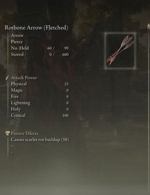 Rotbone Arrow Fletcheted X99