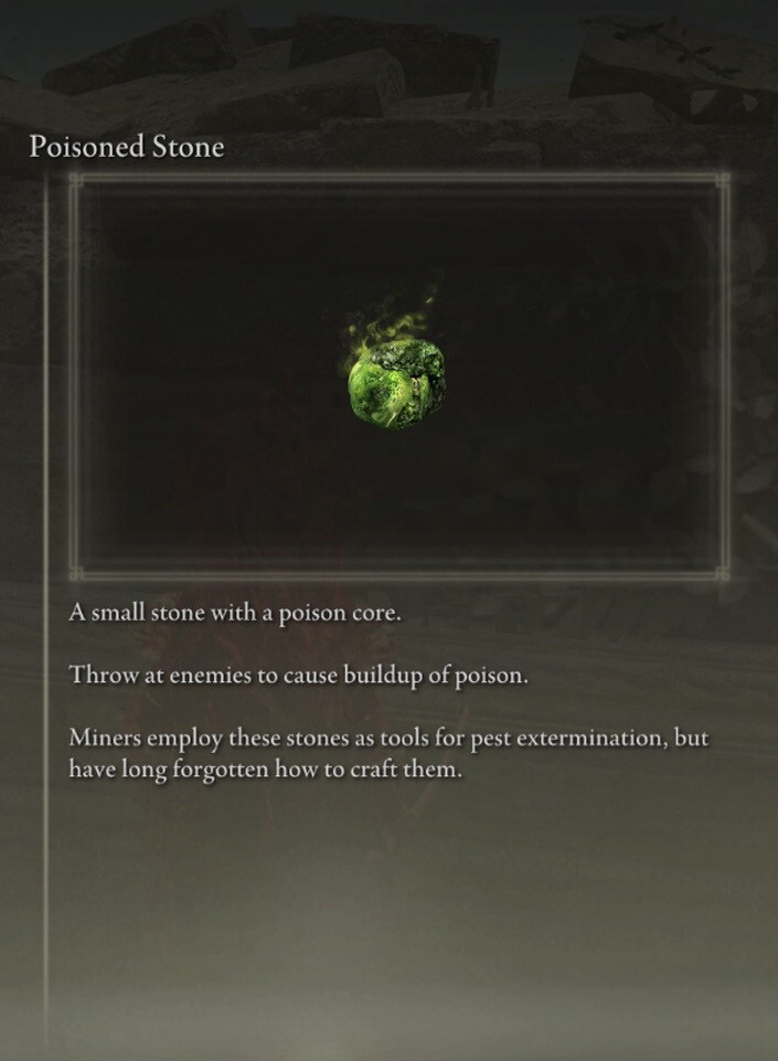Poisoned Stone X20