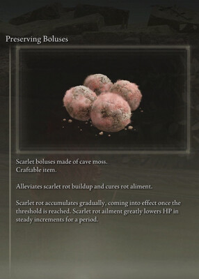 Preserving Boluses X99