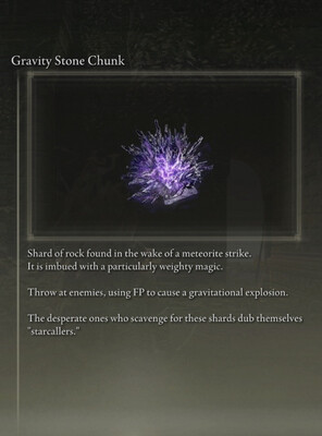 Gravity Stone Chunk X10
