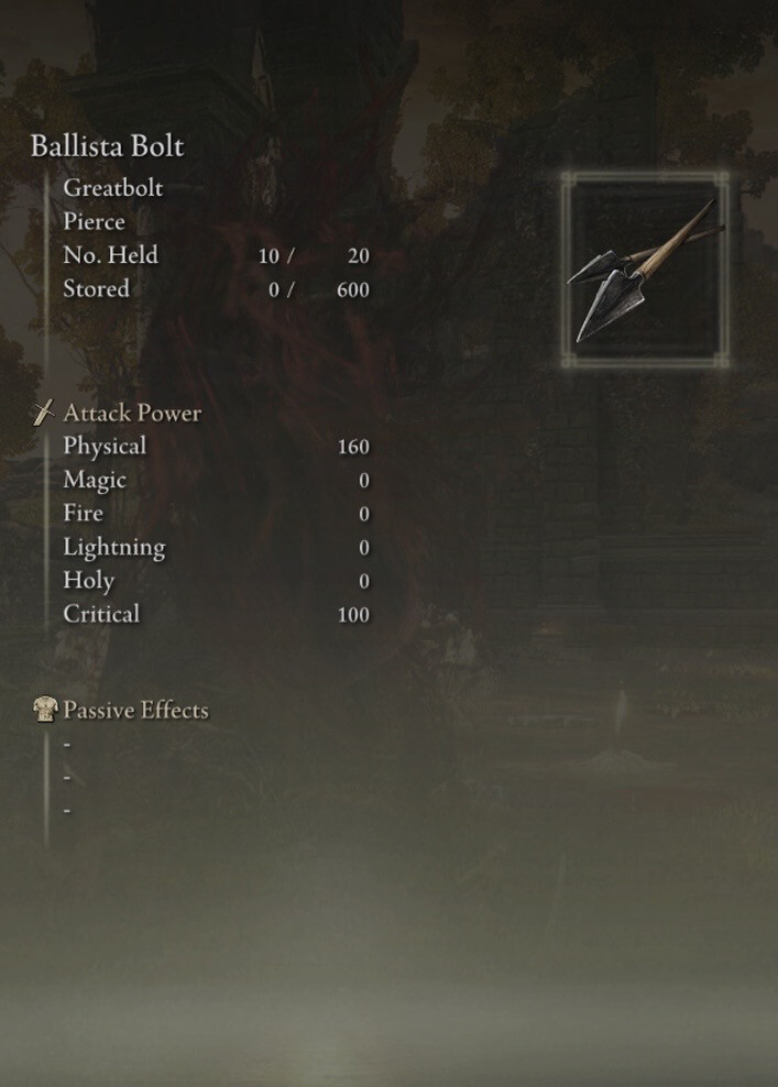 Ballista Bolt X20