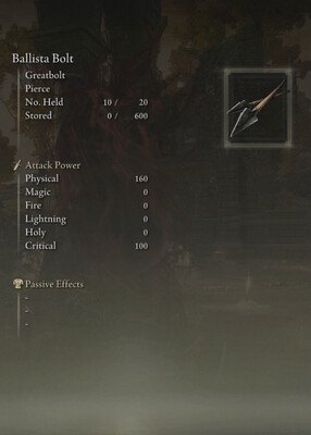 Ballista Bolt X20