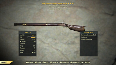 Anti Armor Explosive 25 Black Powder Rifle