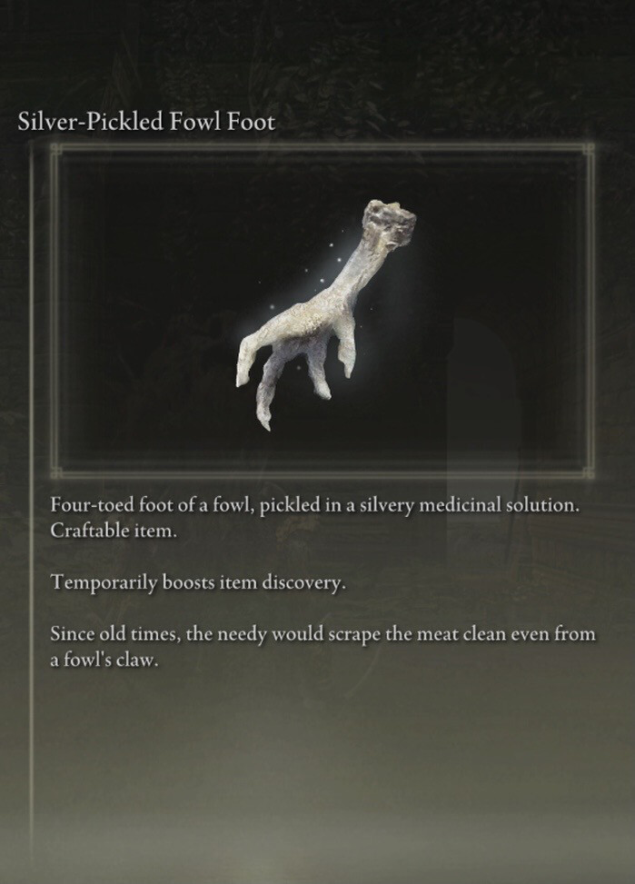 Silver Pickled Foul Foot X10