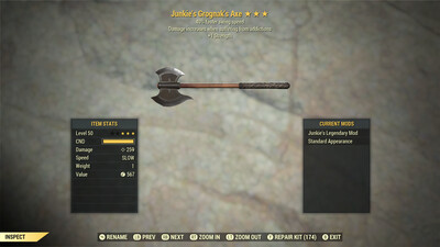 Junkie 1S/SS Grognak Axe