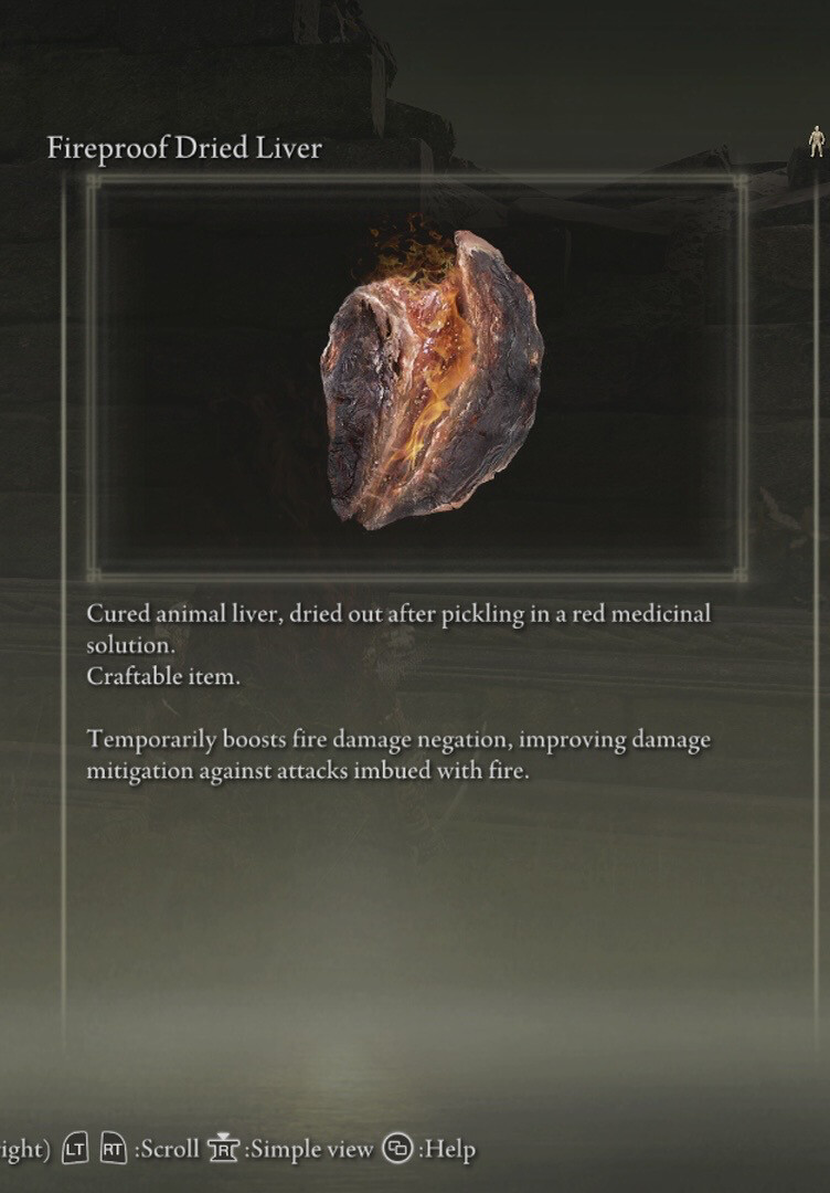 Fireproof Dried Liver X5
