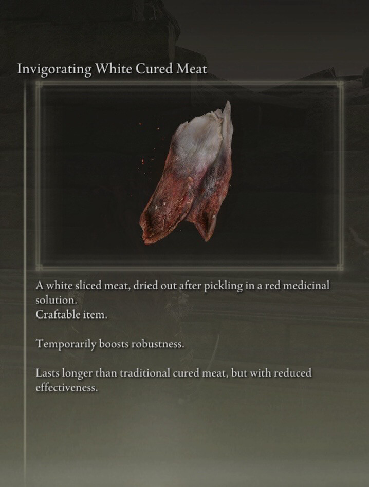 Invigorating White Cured Meat X10