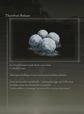 Thawfrost Boluses X99
