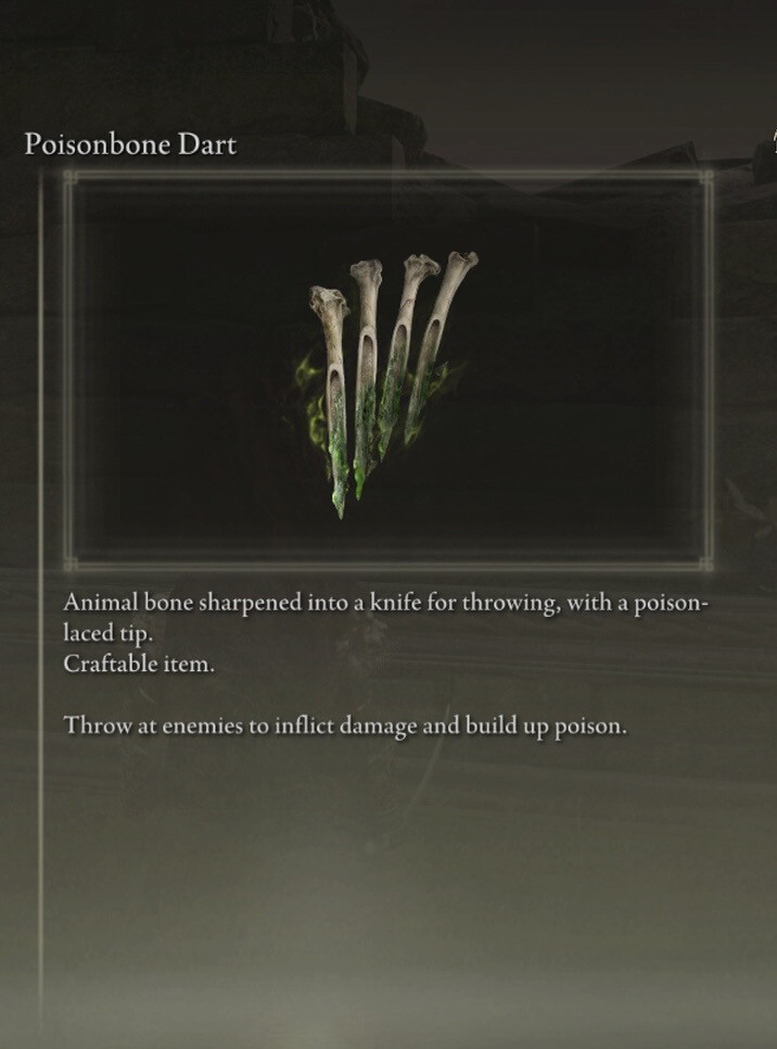 Poison Bone Dart X40