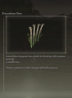 Poison Bone Dart X40