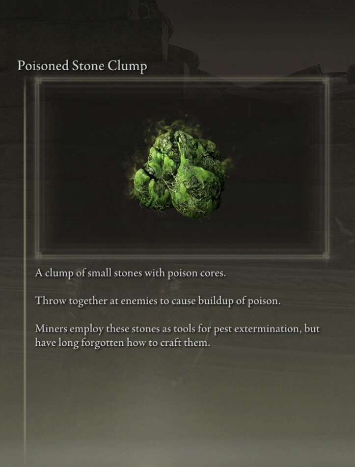Poisoned Stone Clump X20