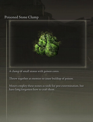 Poisoned Stone Clump X20