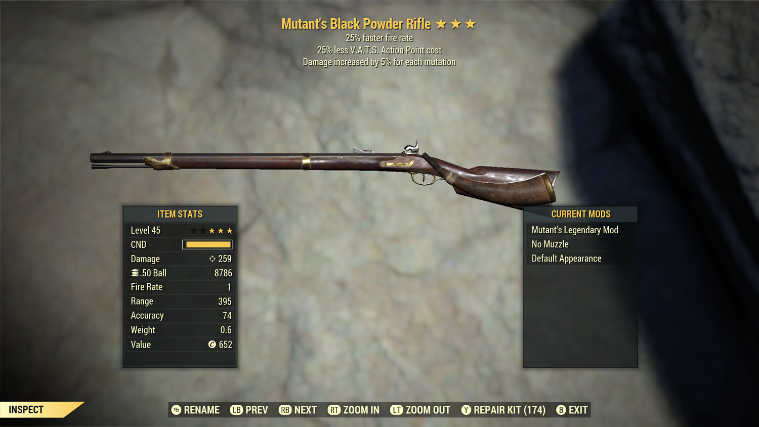 Mutant 25/25 Black Powder Rifle (FFR Is Legacy)