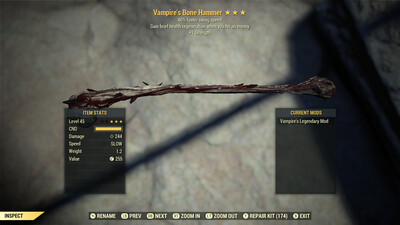Vampire 1S/SS Bone Hammer