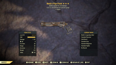 Unbreakable Medic Explosive 1A Pipe Rifle