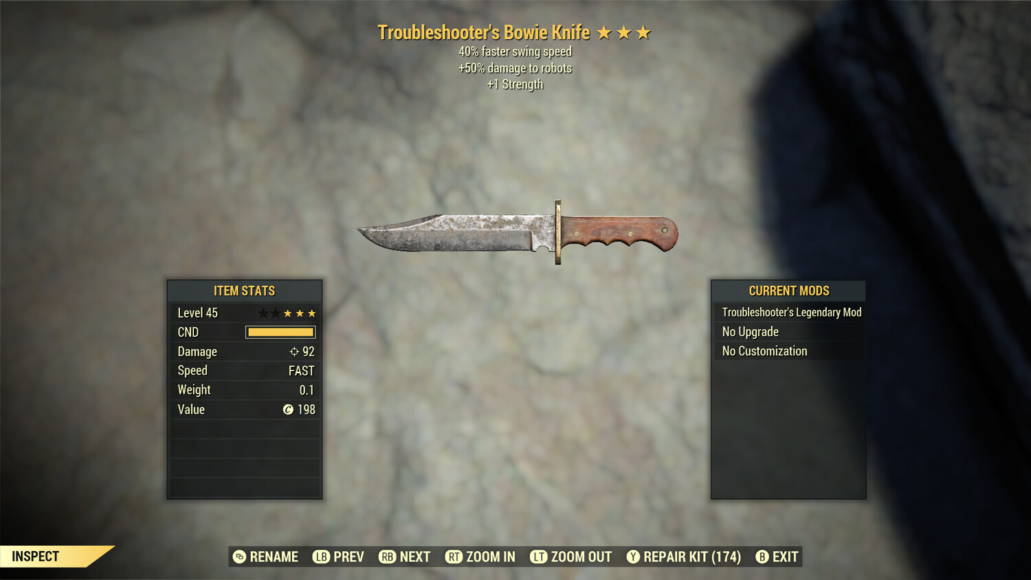 Troubleshooters 1S/SS Bowie Knife