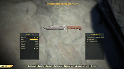 Troubleshooters 1S/SS Bowie Knife