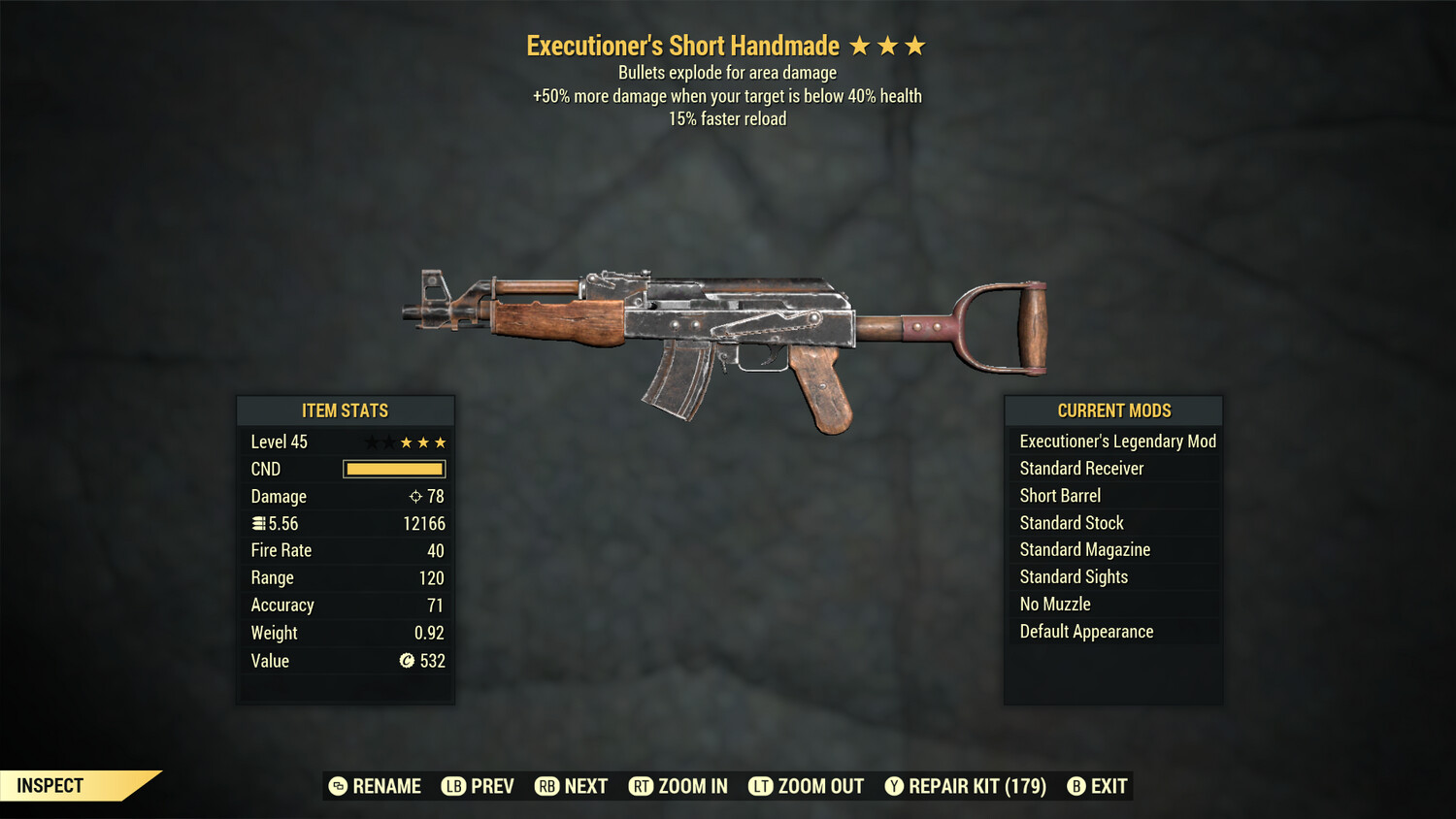 Executioners Explosive 15r Handmade