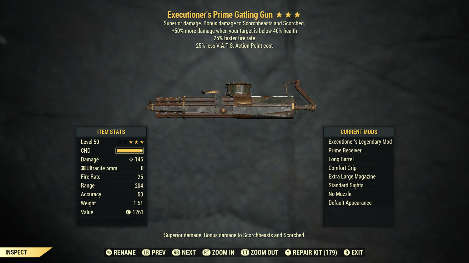 Executioners 25/25 Gatling Gun