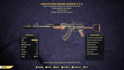 Aristocrat Explosive 15r Handmade