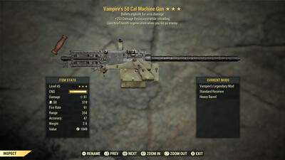 Vampire Explosive 250 50-cal Machine Gun