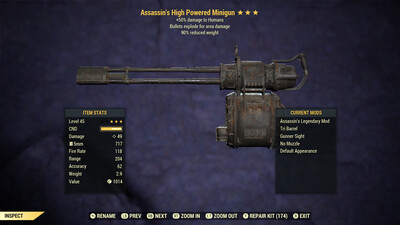 Assassin Explosive 90 Minigun