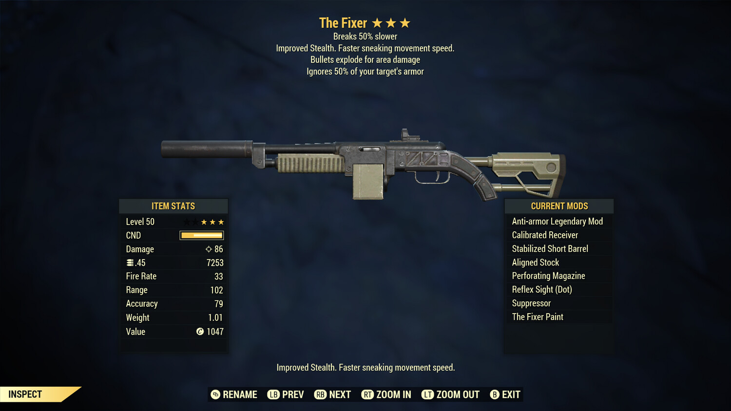 The Fixer: Anti Armor Explosive Durability