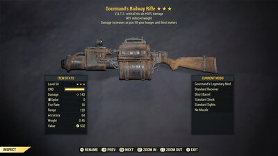 Gourmand 50/90 Railway Rifle