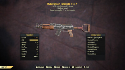 Mutant 50/15 Handmade