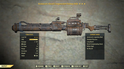 Aristocrat Explosive 25 Railway Rifle