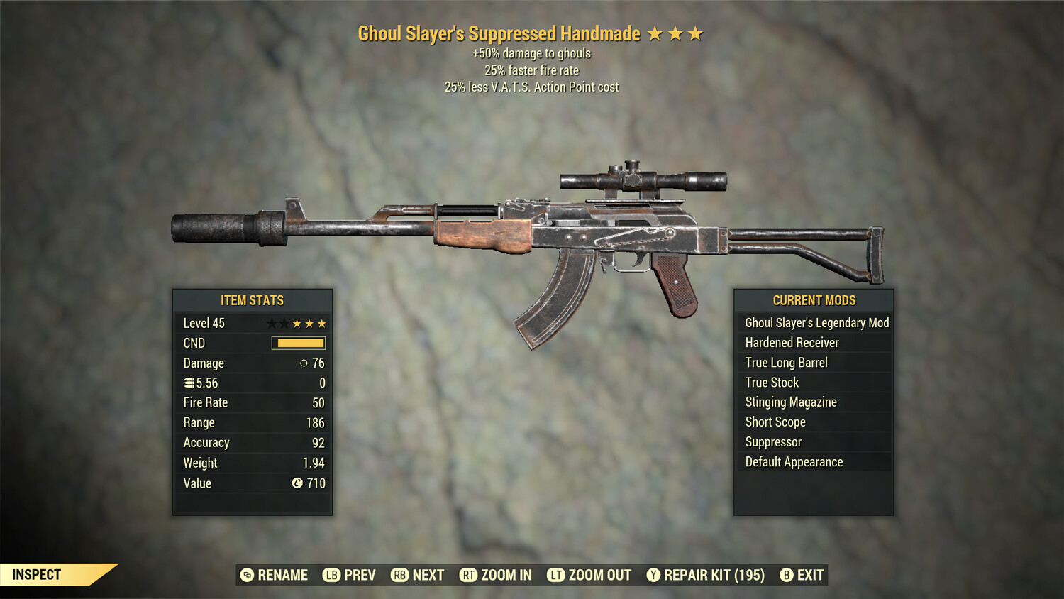 Ghoul Slayers 25/25 Handmade