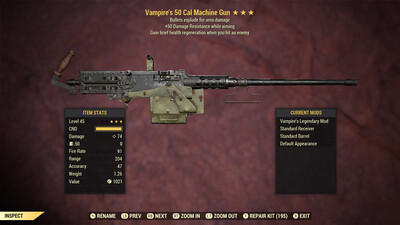 Vampire Explosive 50 50-cal Machine Gun