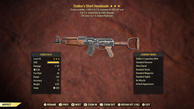 Stalkers 50/25 Handmade