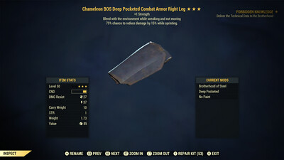 Chameleon 1S/Cavalier Combat Armor RL