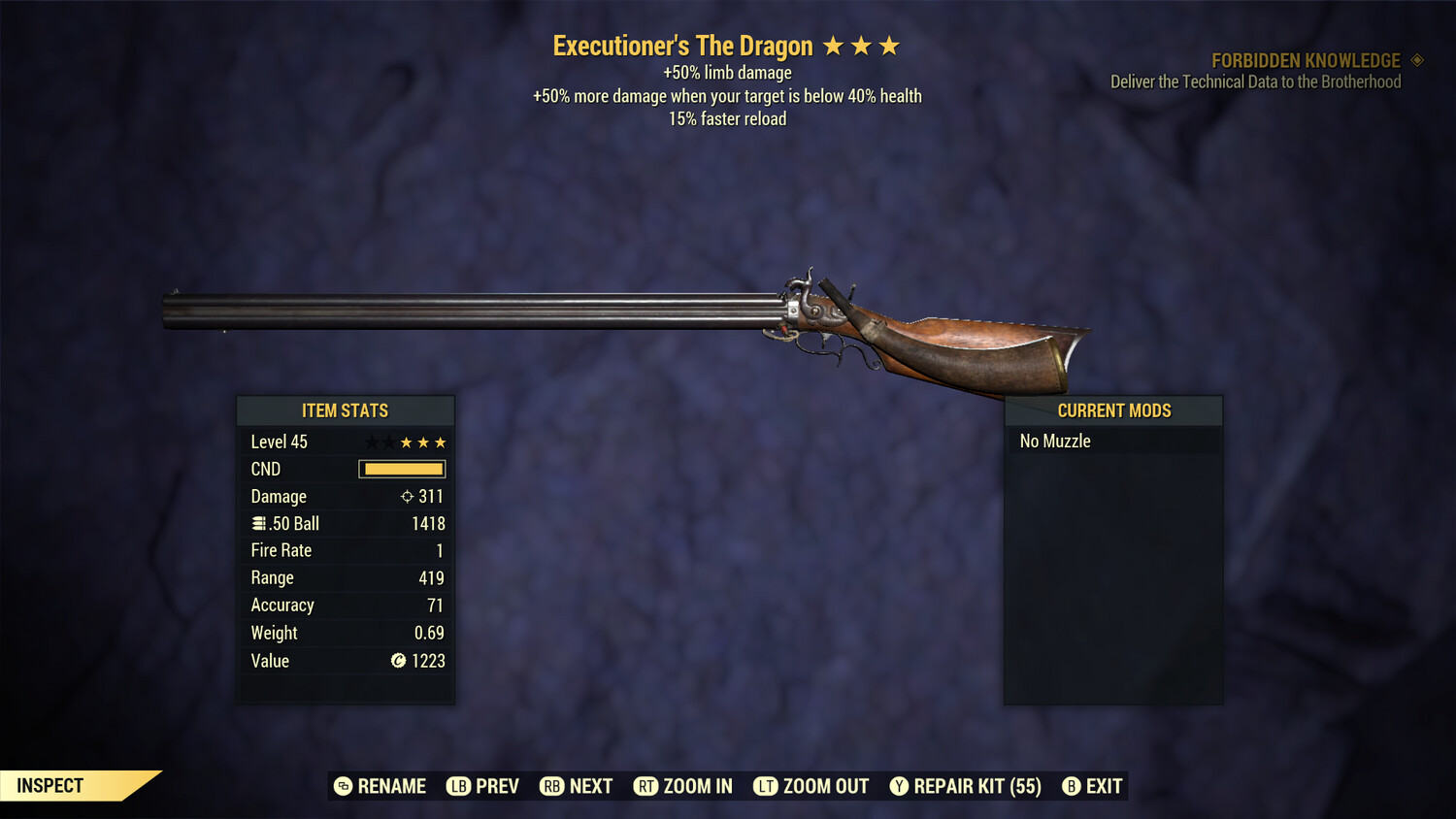 Legacy Executioners 50L/15r Dragon (rerolled)